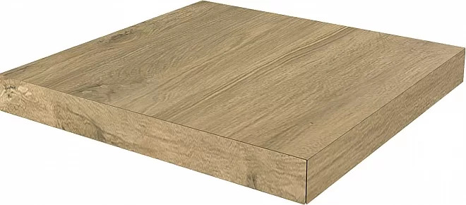 Ступень угловая клееная левая Сальветти капучино 33x33x0,9