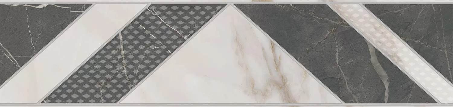 Бордюр Буонарроти матовый обрезной 30x7,2x0,9