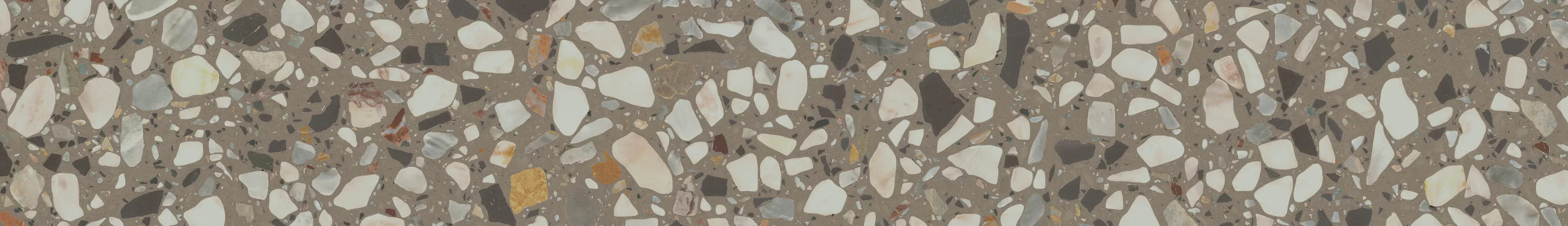 Плинтус Бричиола серый матовый обрезной 60x9,5x0,9