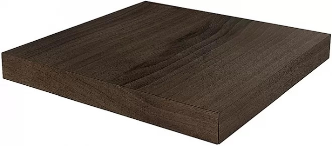 Ступень угловая клееная левая Про Вуд коричневый 33x33x0,9