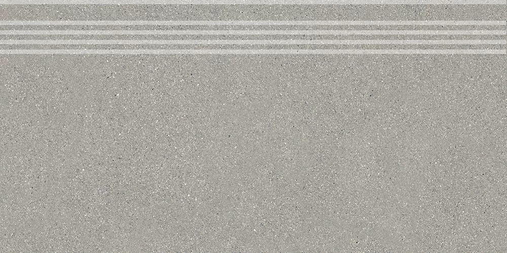 Ступень Джиминьяно серый матовый обрезной 30x60x0,9