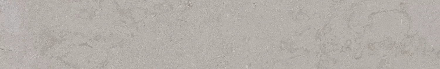 Плинтус Про Лаймстоун серый натуральный обрезной 60x9,5x0,9