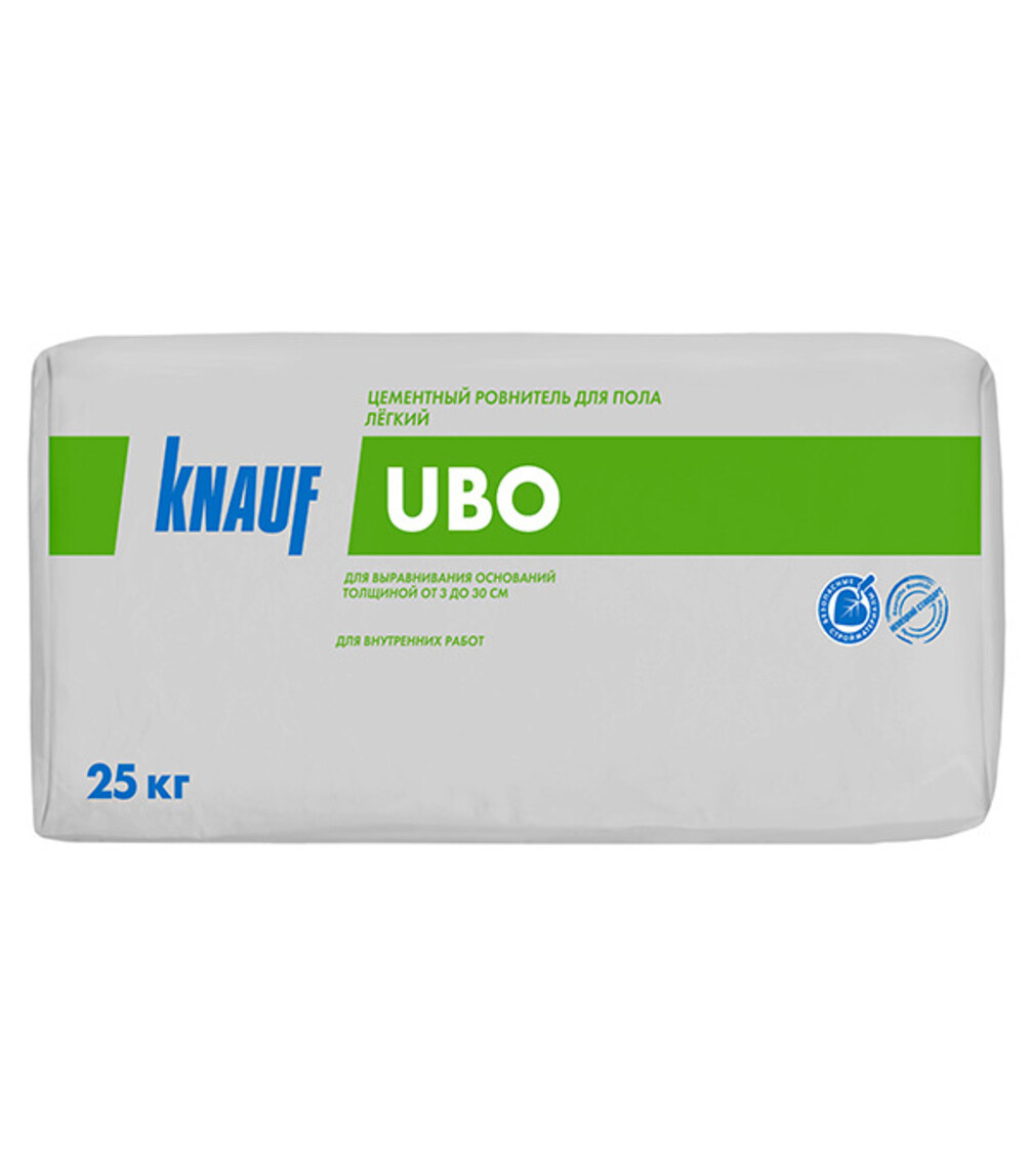 Стяжка Knauf Ubo цементная легкая, 25 кг