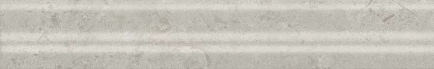 Бордюр Багет Карму серый светлый матовый обрезной 30x5x1,9