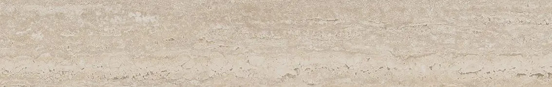 Плинтус Про Травертин бежевый светлый матовый обрезной 60x9,5x0,9