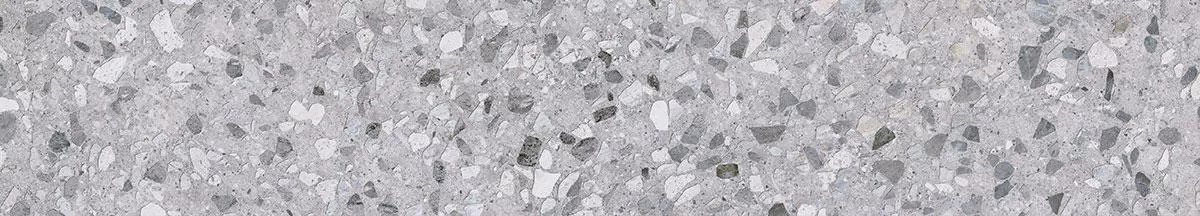 Терраццо серый обрезной 60x60x0,9