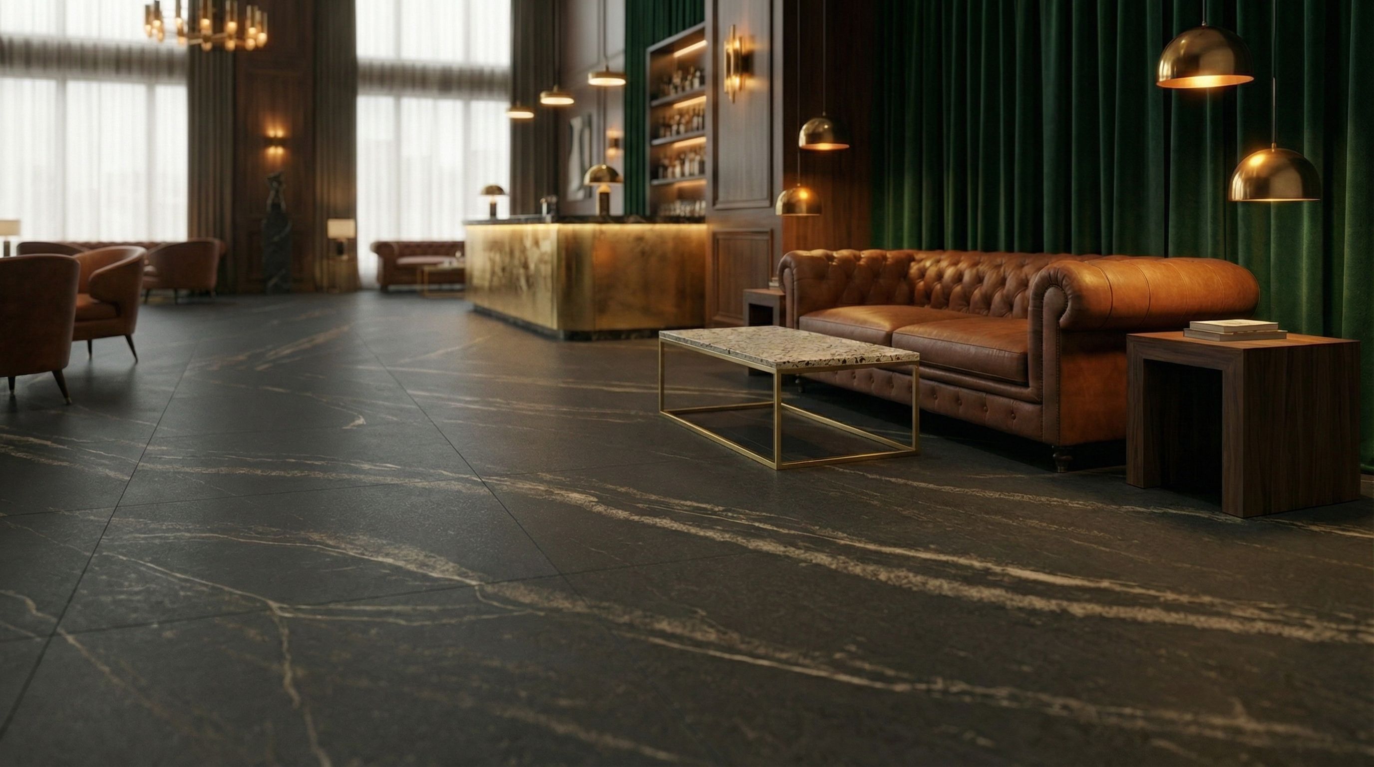 Керамогранит PIEZA LAGOS BLACK 580х580х20