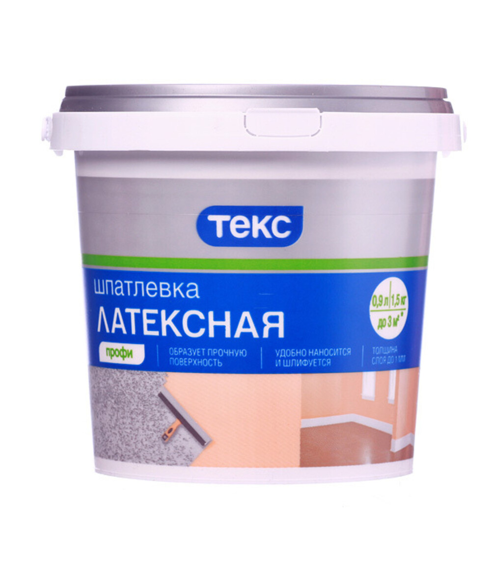 Шпаклёвка латексная Текс Профи (1,5 кг)