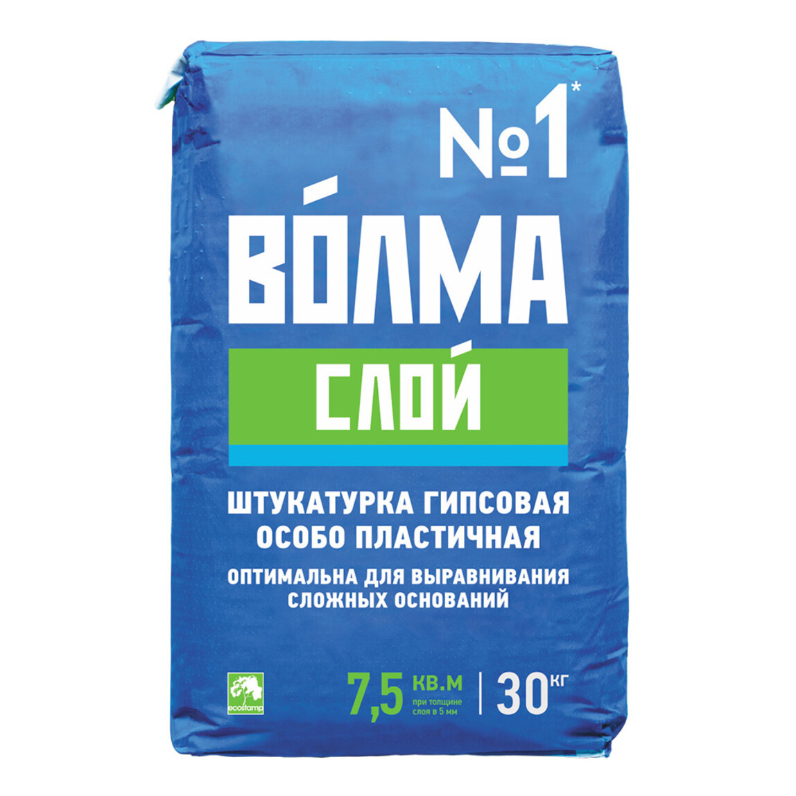 Штукатурка гипсовая Волма Слой, 30 кг