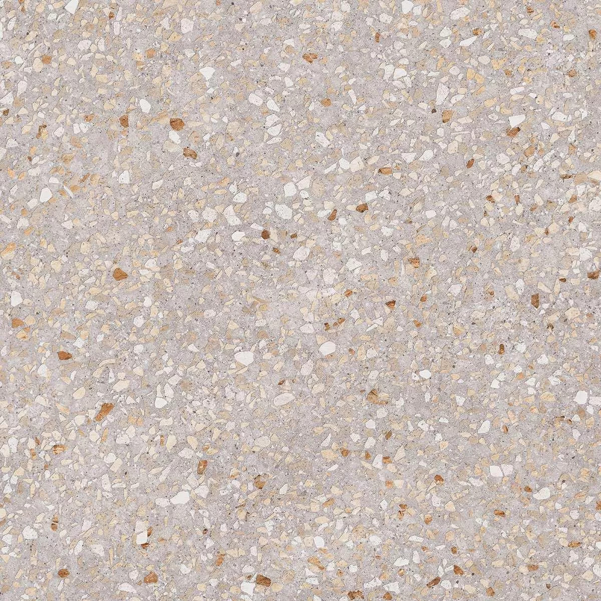 Терраццо бежевый обрезной 60x60x0,9