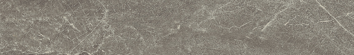 Плинтус Эстерель серый матовый обрезной 60x9,5x0,9