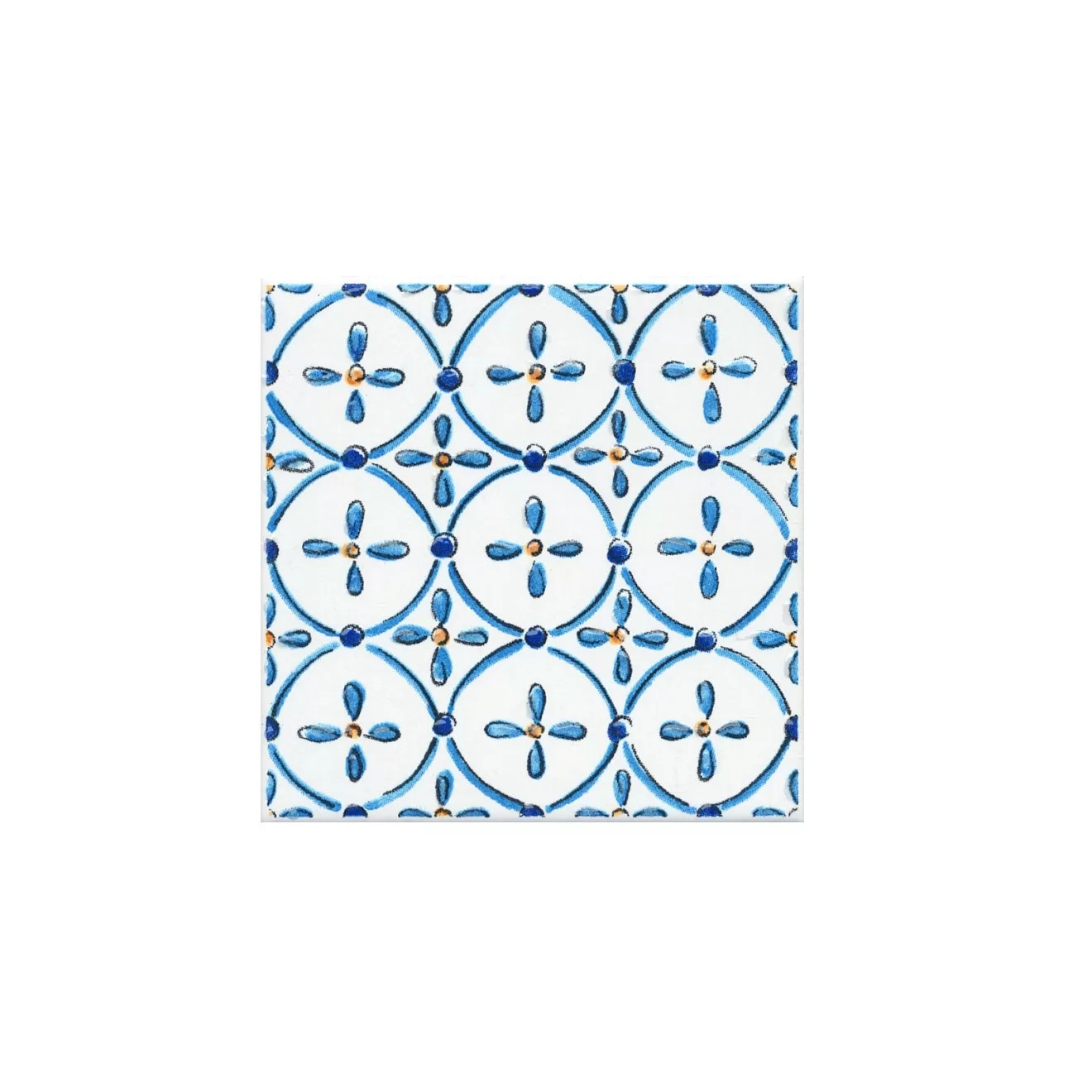 Вставка Капри майолика 9,8x9,8x0,7