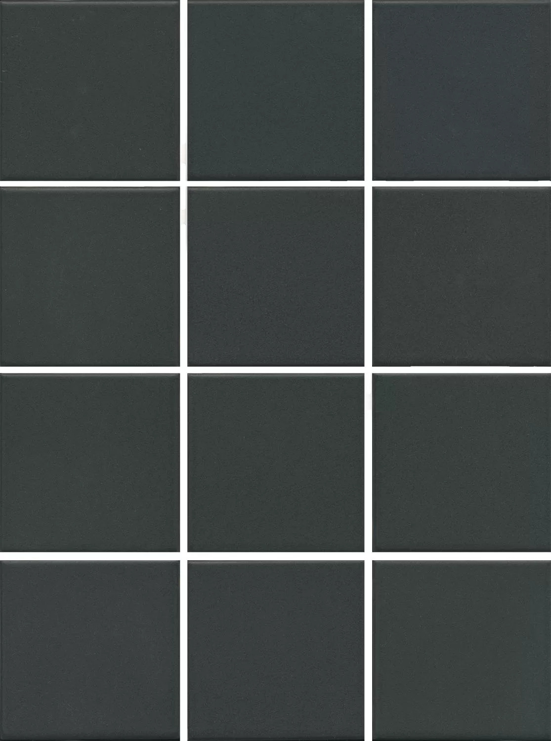 Агуста черный матовый 30x40x0,7 из 12 частей 9,8х9,8