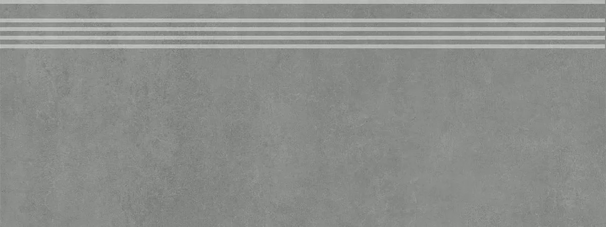Ступень Про Догана серый тёмный матовый обрезной 30x80x0,9