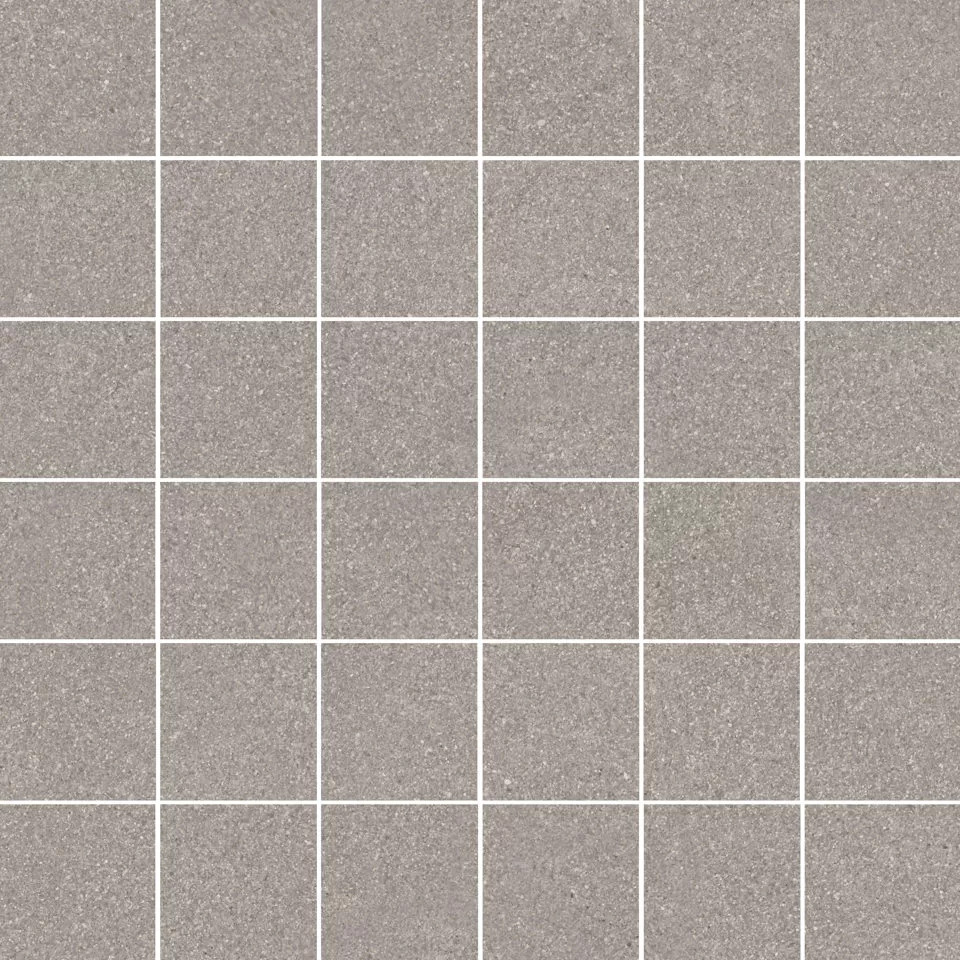 Декор Рабат мозаичный серый матовый обрезной 30x30x0,9