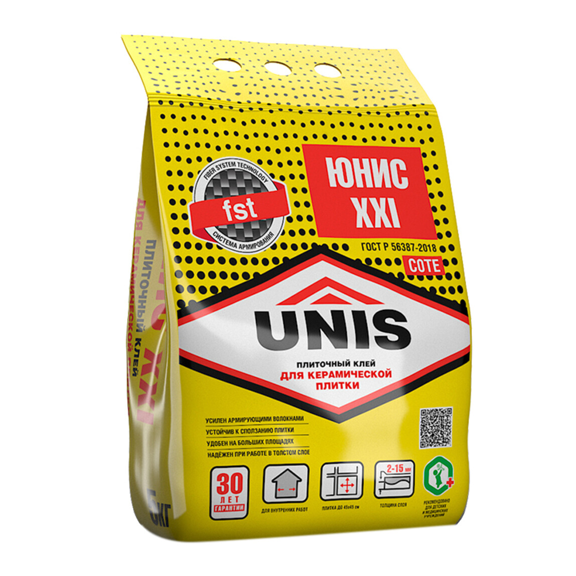 Клей для плитки Unis ХХI (5 кг)