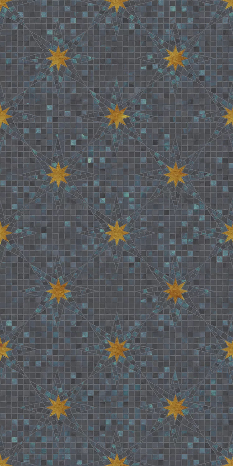 Декор Сан-Марко матовый обрезной 40x80x1