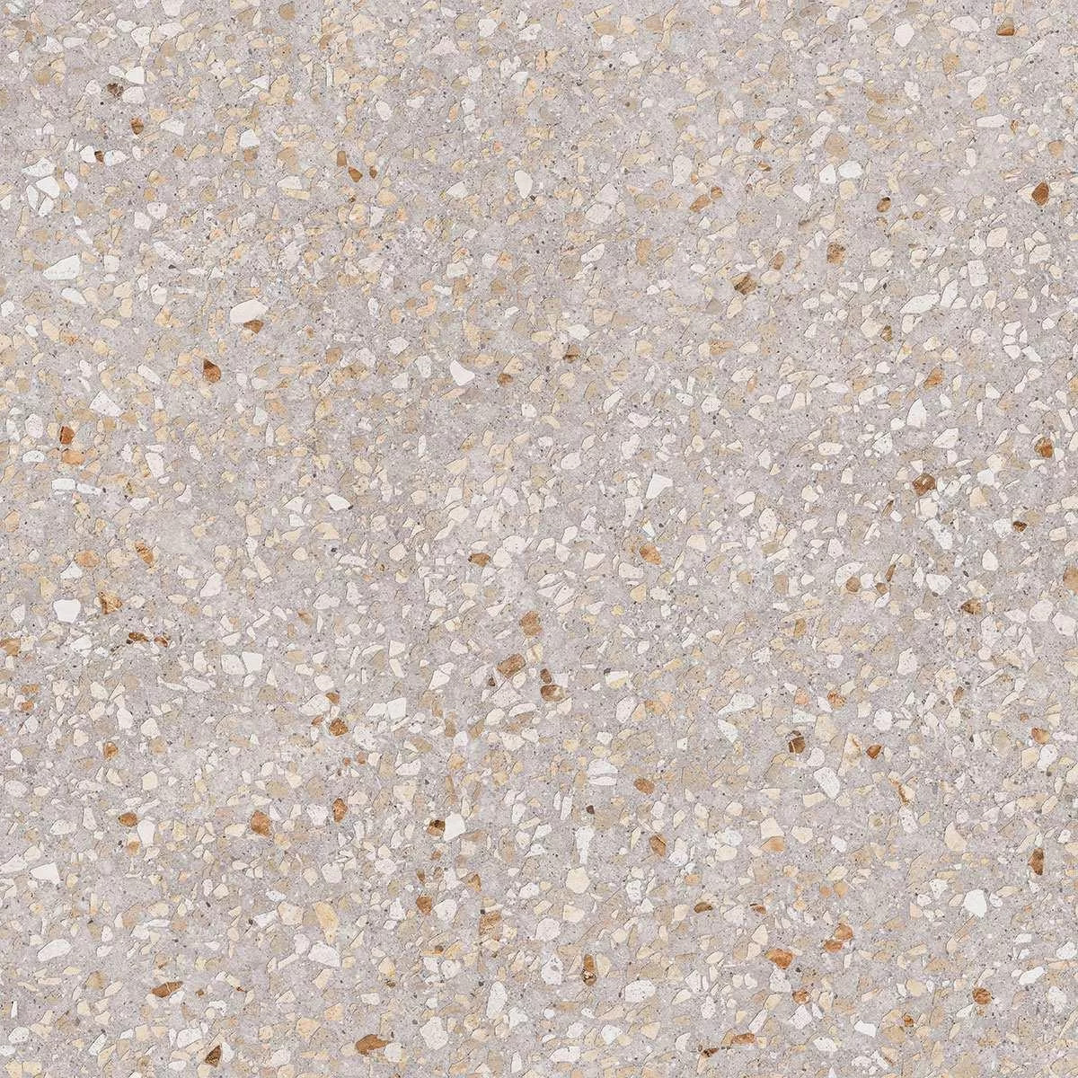 Терраццо бежевый обрезной 60x60x0,9