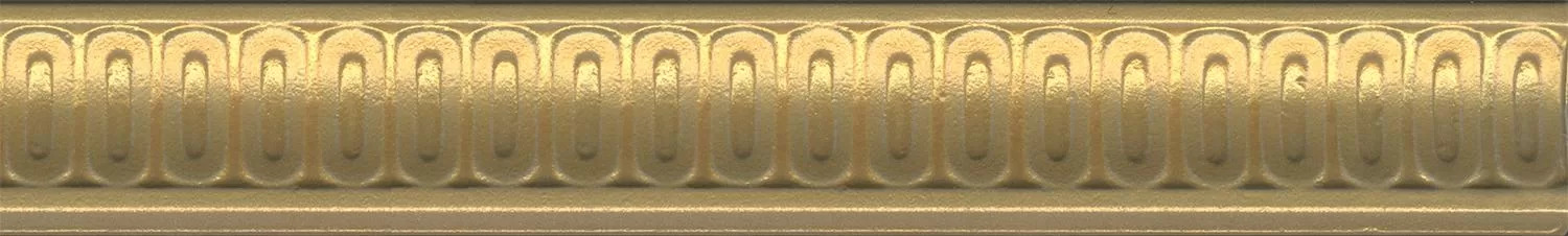 Бордюр Борромео золото матовый 25x4x1,1