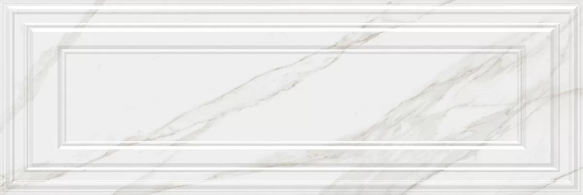 Прадо белый панель глянцевый обрезной 40x120x1,2