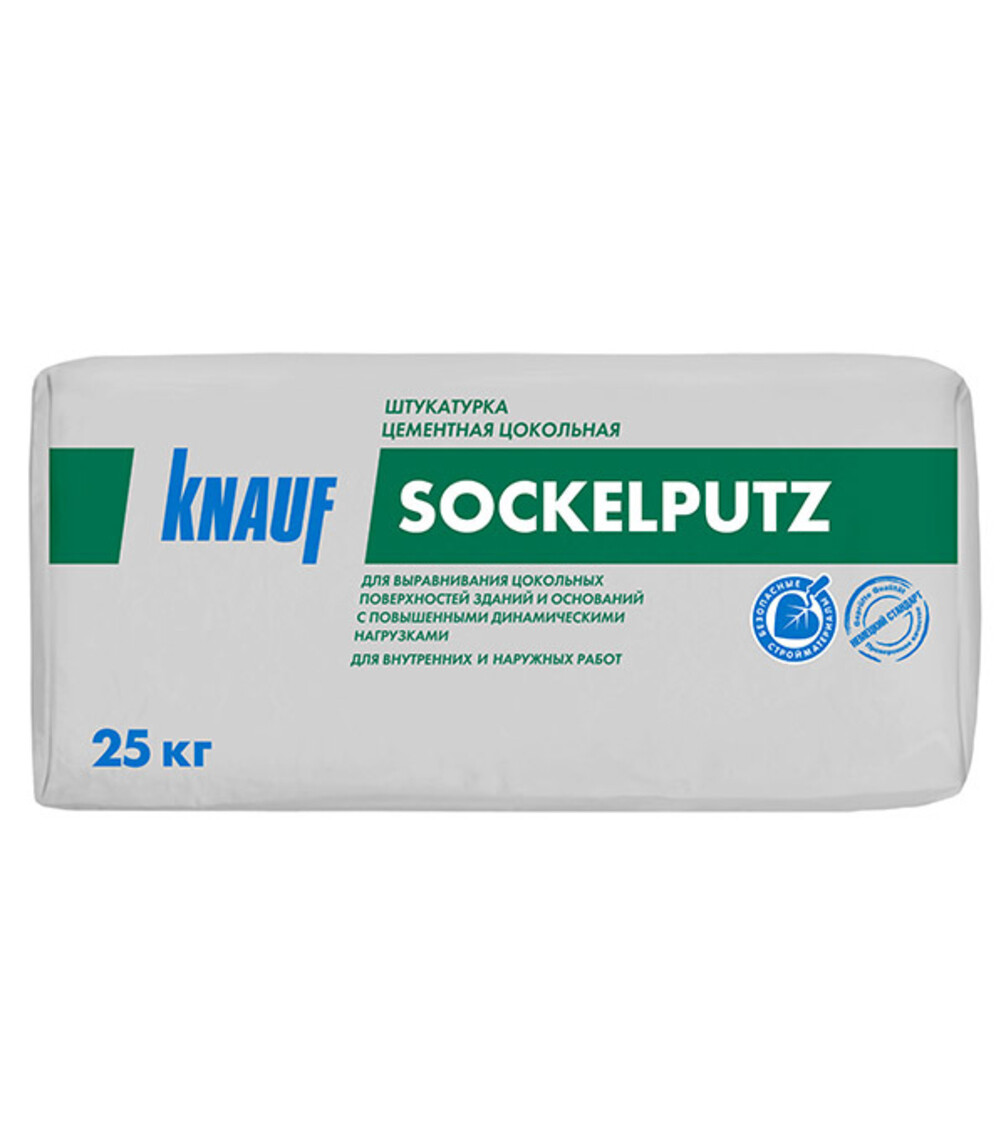 Штукатурка цокольная Knauf Sockelputz УП-310, 25 кг