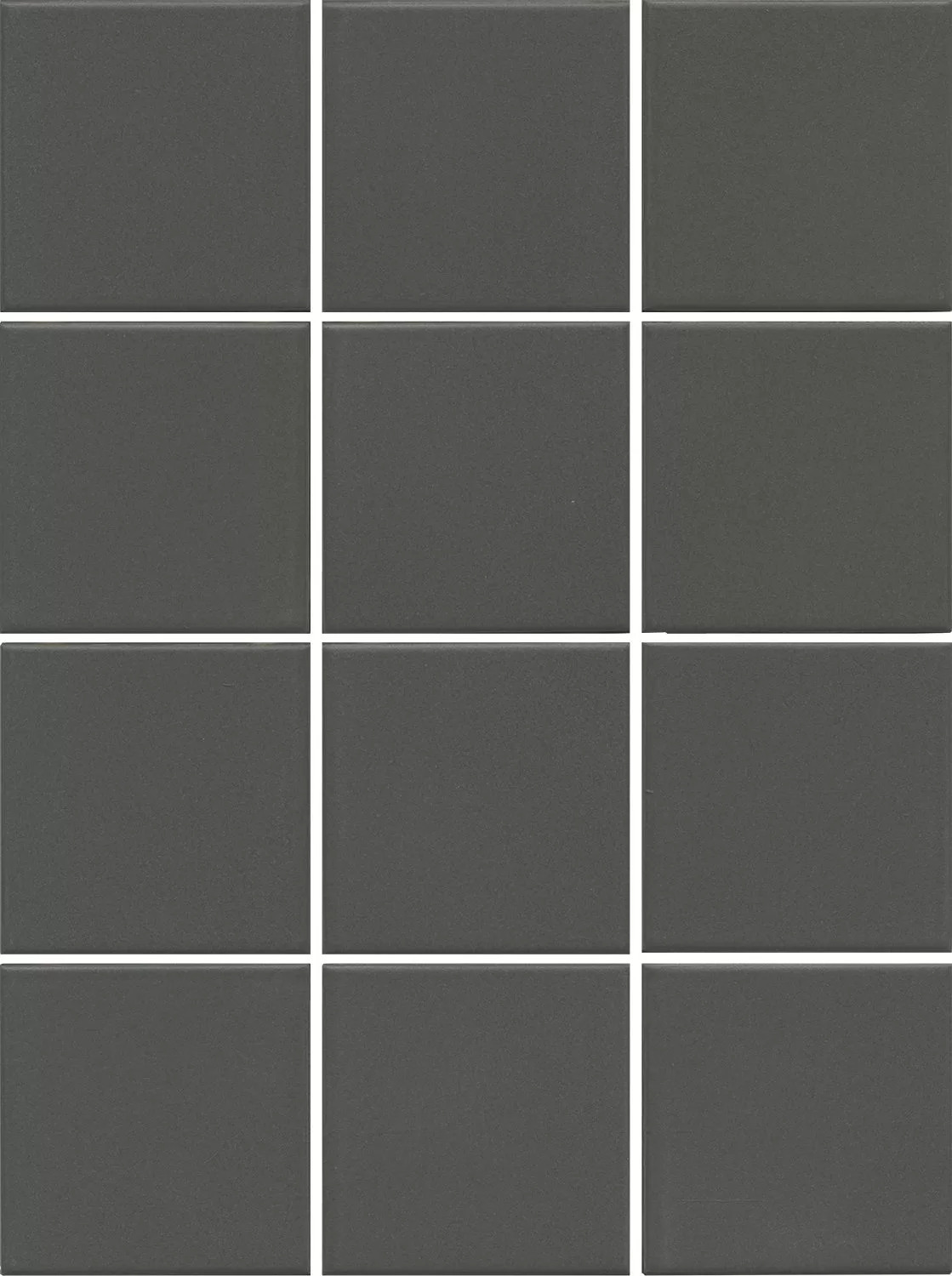 Агуста серый темный матовый 30x40x0,7 из 12 частей 9,8х9,8