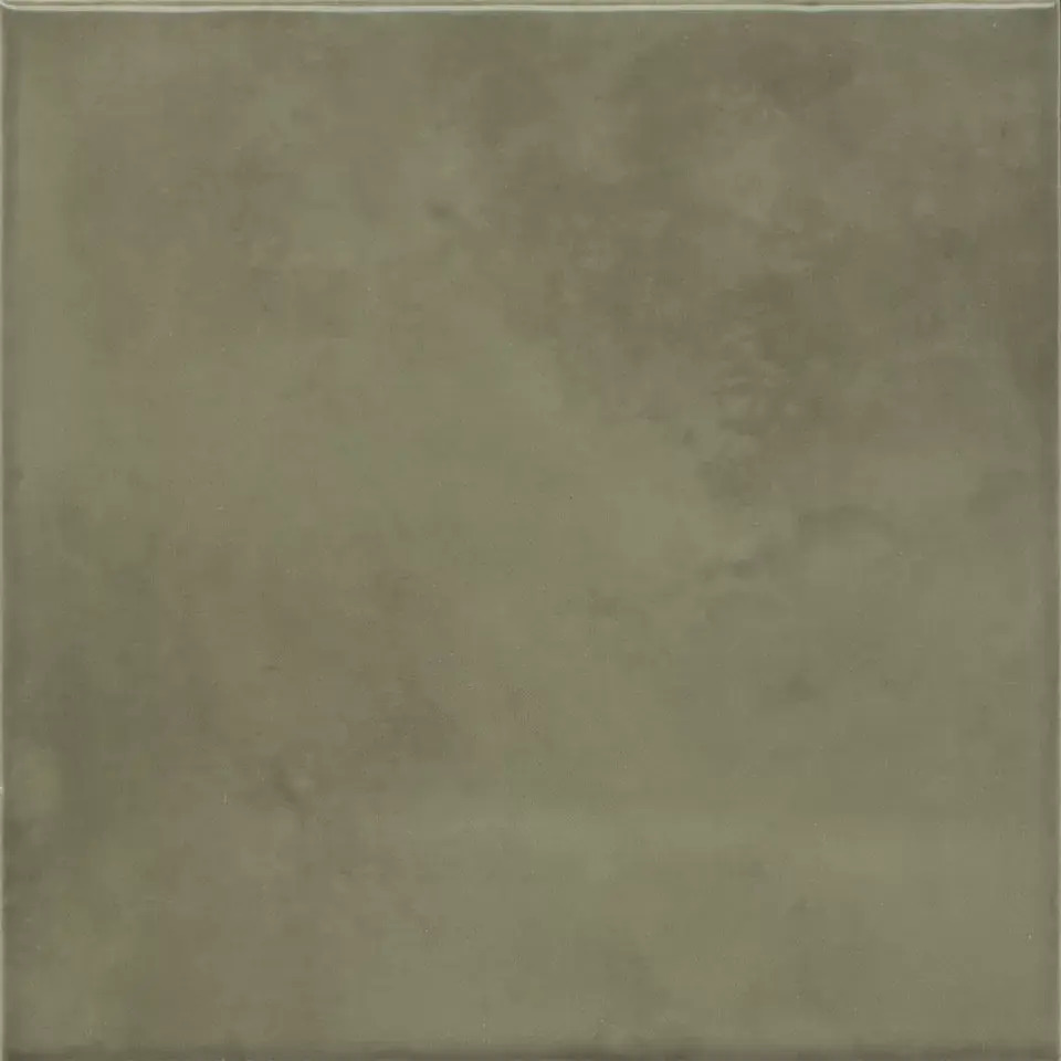 Фес зелёный глянцевый 15x15x0,77