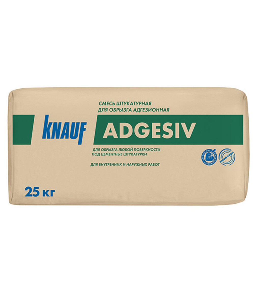 Штукатурка цементная Knauf Adgesiv для обрызга адгезионная, 25 кг