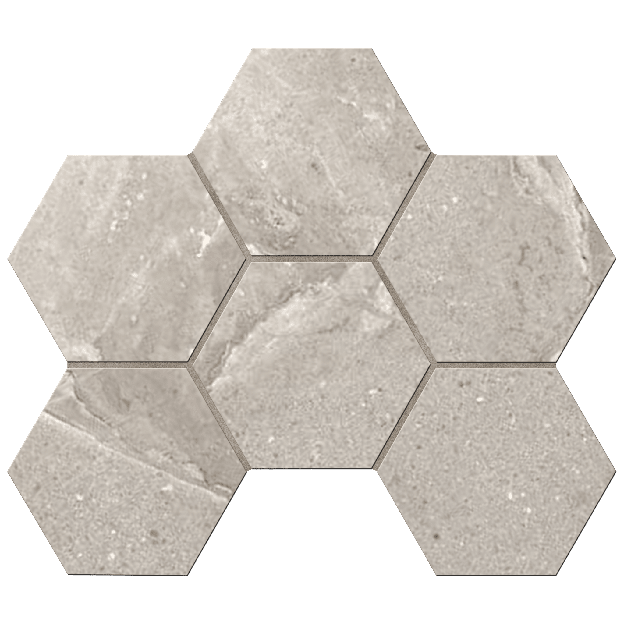 Мозаика KA03 Гексагон 25x28,5 непол.(10 мм)