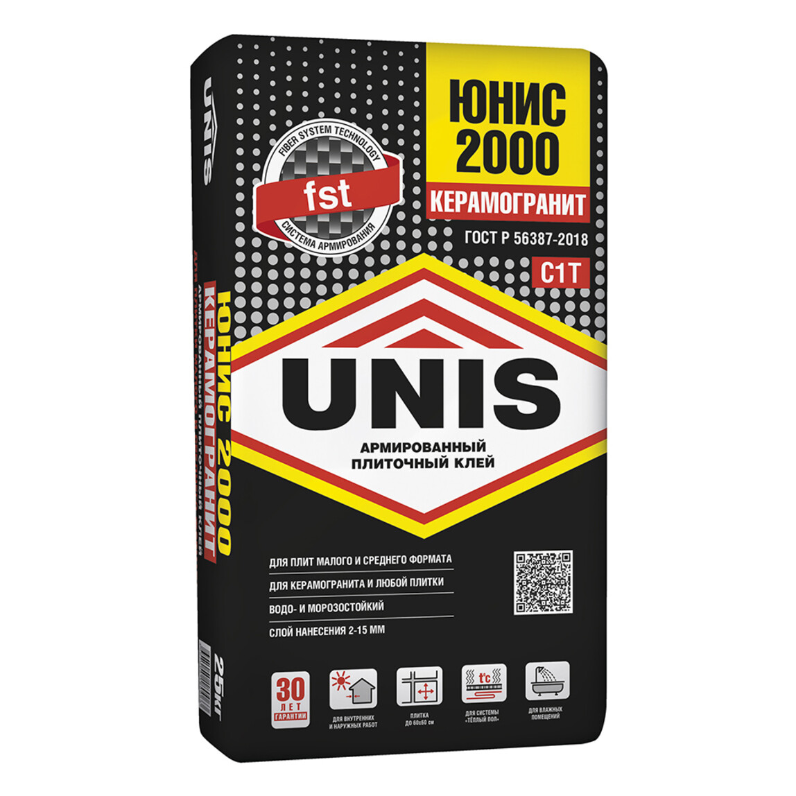 Клей для плитки Unis 2000 (25 кг)
