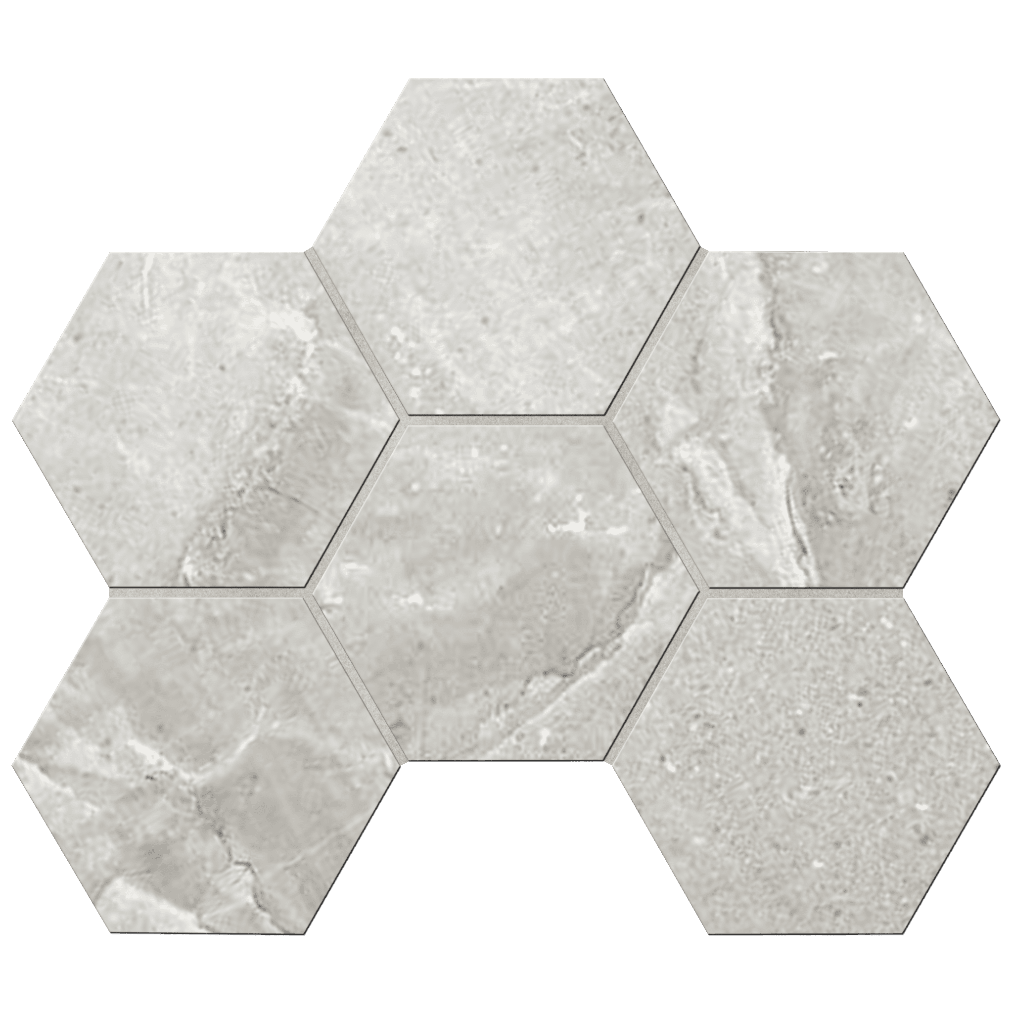 Мозаика KA01 Гексагон 25x28,5 непол.(10 мм)
