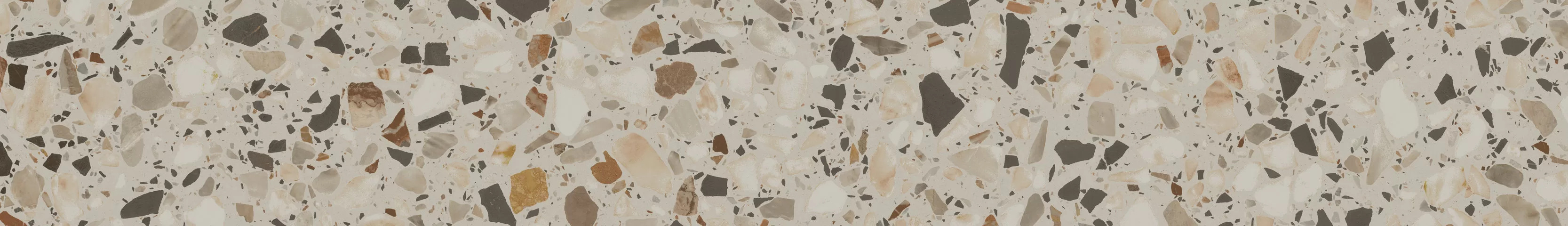 Плинтус Бричиола бежевый светлый матовый обрезной 60x9,5x0,9