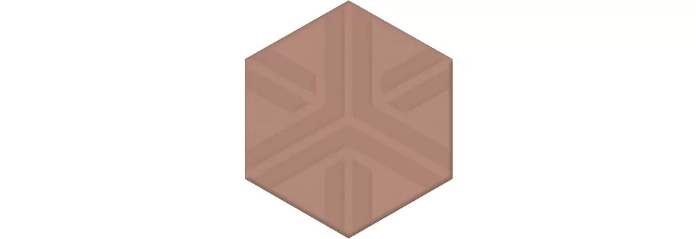 Декор Агуста розовый матовый 6x5,2x0,69