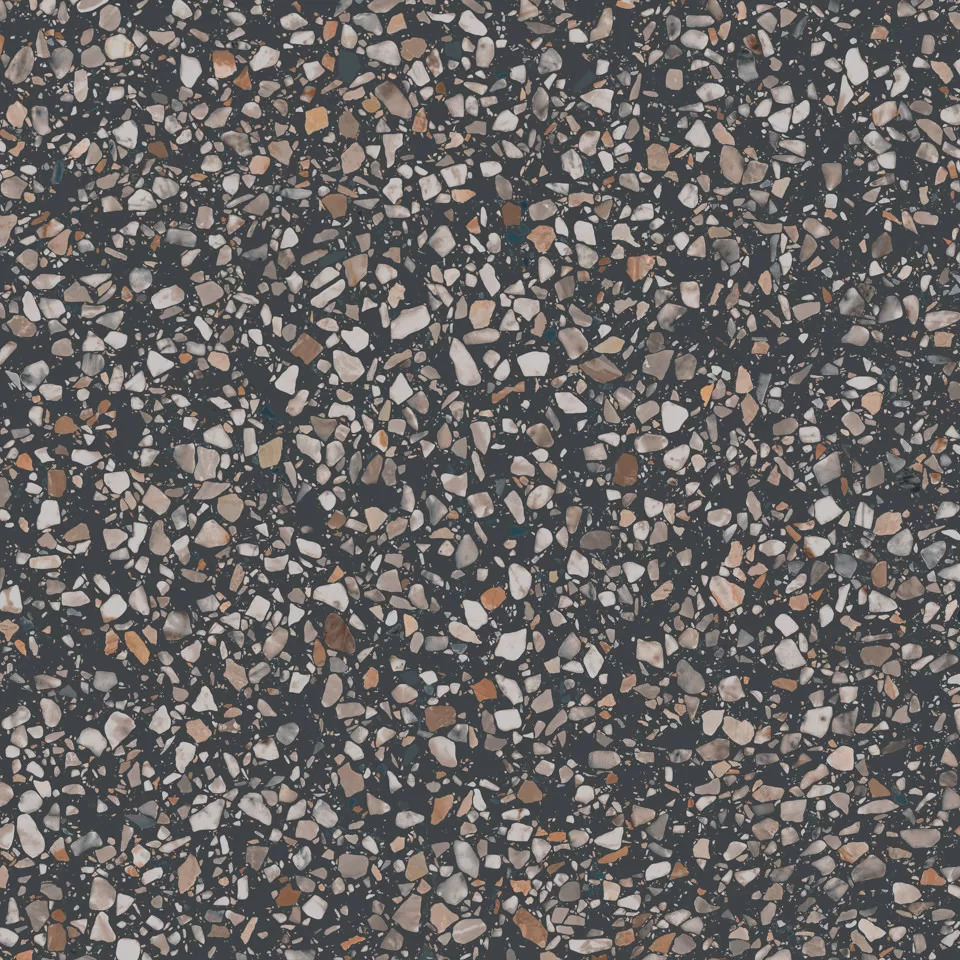 Бричиола чёрный матовый обрезной 60x60x0,9