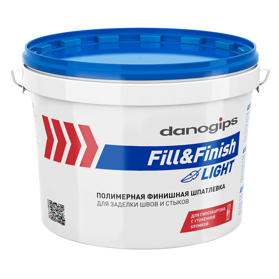 Шпаклевка облегченная Danogips Fill&Finish Light готовая (12 кг)