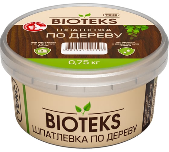 Шпаклёвка по дереву Текс Биотекс берёза (0,75 кг)