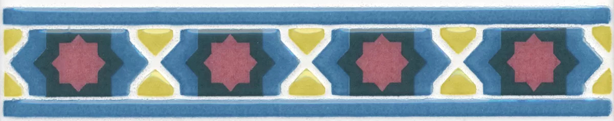 Бордюр Алькасар глянцевый 15x3x0,69