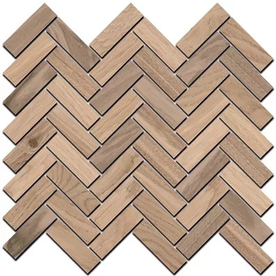 Декор Селект Вуд бежевый мозаичный 33x33x0,9