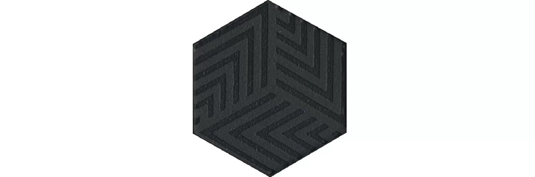 Декор Агуста черный 6x5,2x0,69