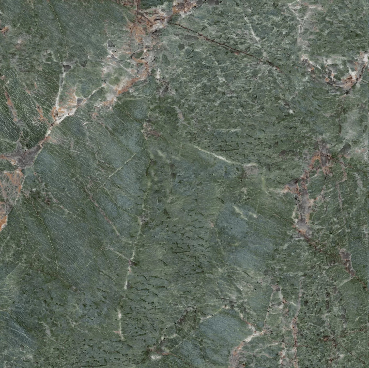 Эвора зеленый лаппатированный обрезной 60x60x0,9