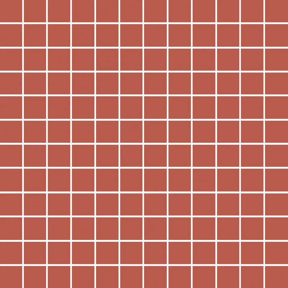 Темари красный матовый 29,8x29,8x0,35
