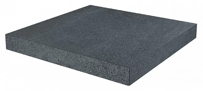 Ступень угловая клееная Про Матрикс черный 33x33x0,9