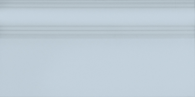 Плинтус Гране синий светлый матовый обрезной 20x40x1,6