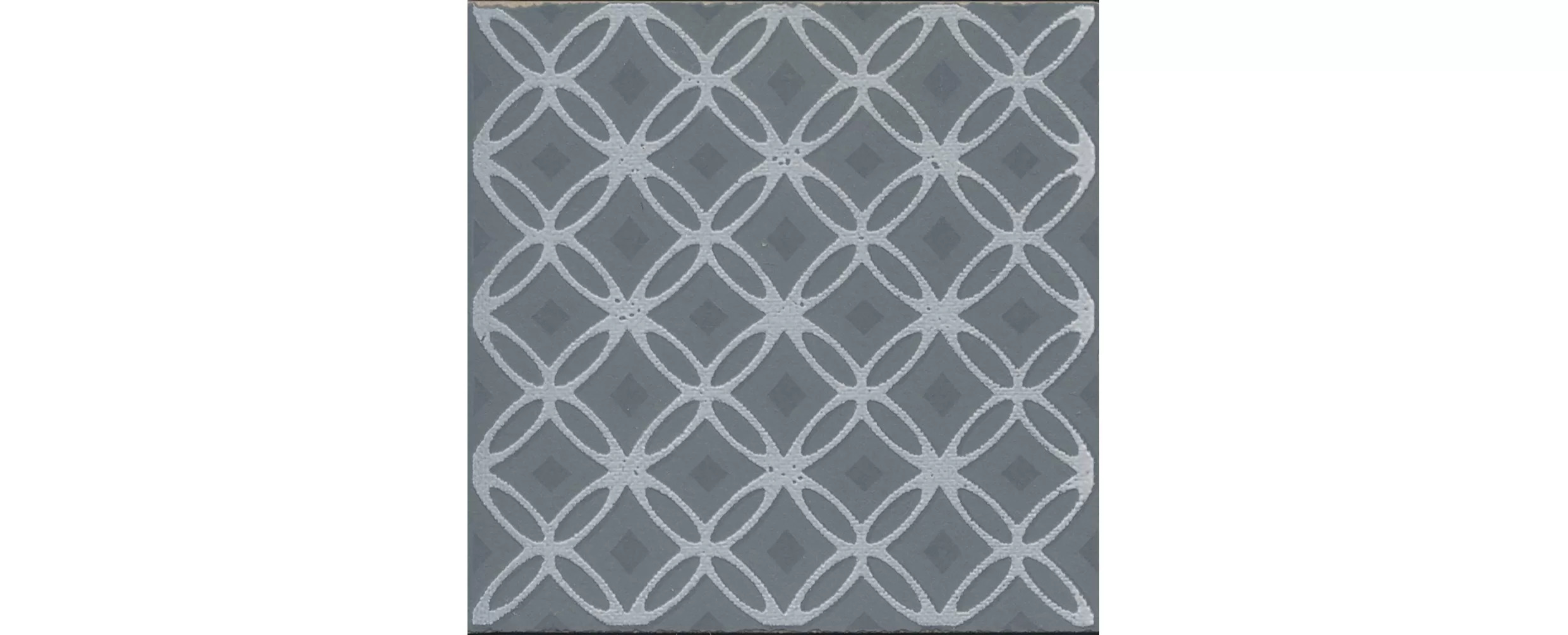 Декор Агуста 1 синий матовый 9,8x9,8x0,7
