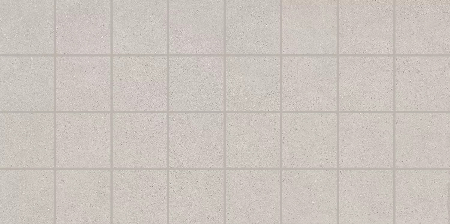 Декор Монсеррат мозаичный серый светлый матовый 40x20x0,95
