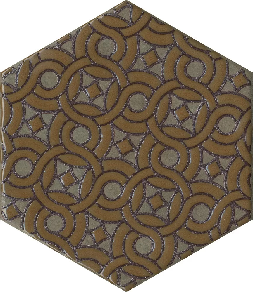 Декор Гроссето коричневый 20x23,1x0,7