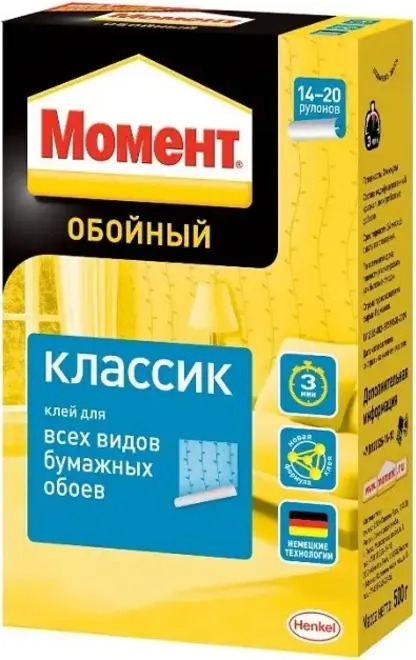 Клей для обоев Момент Классик (500 г)