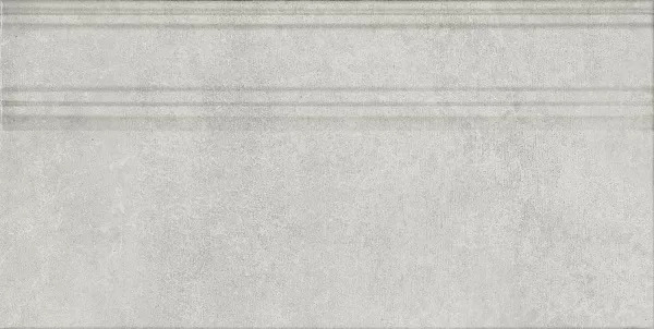 Плинтус Догана серый светлый матовый обрезной 20x40x1,6