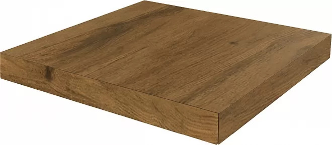 Ступень угловая клееная левая Сальветти бежевый темный 33x33x0,9