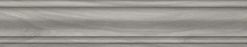 Плинтус Монтиони серый матовый 39,6x8x1,55